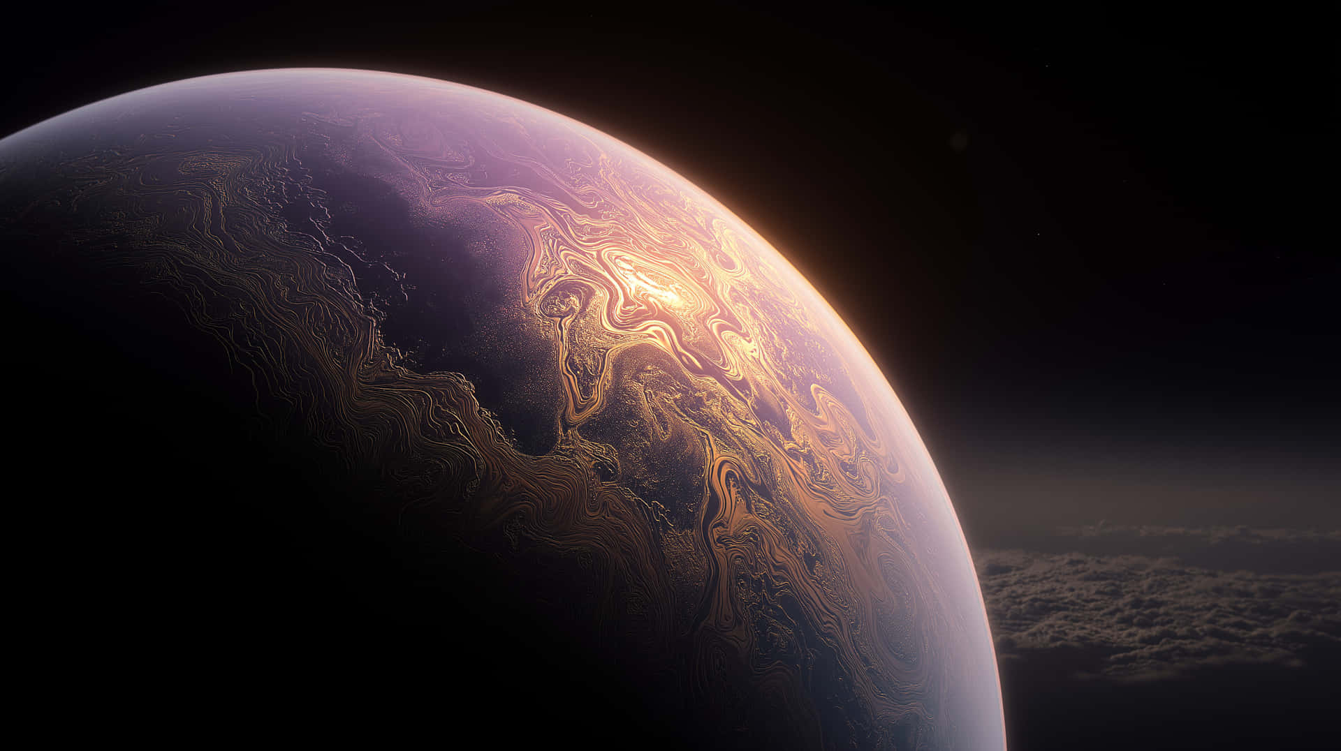 Elegant Space Wallpaper