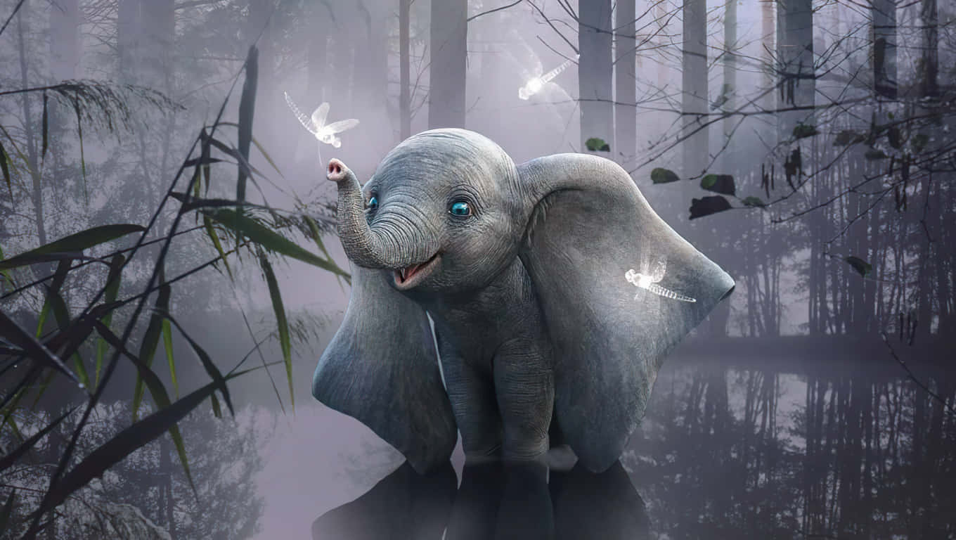 Epic Elephant Themed Wallpaper