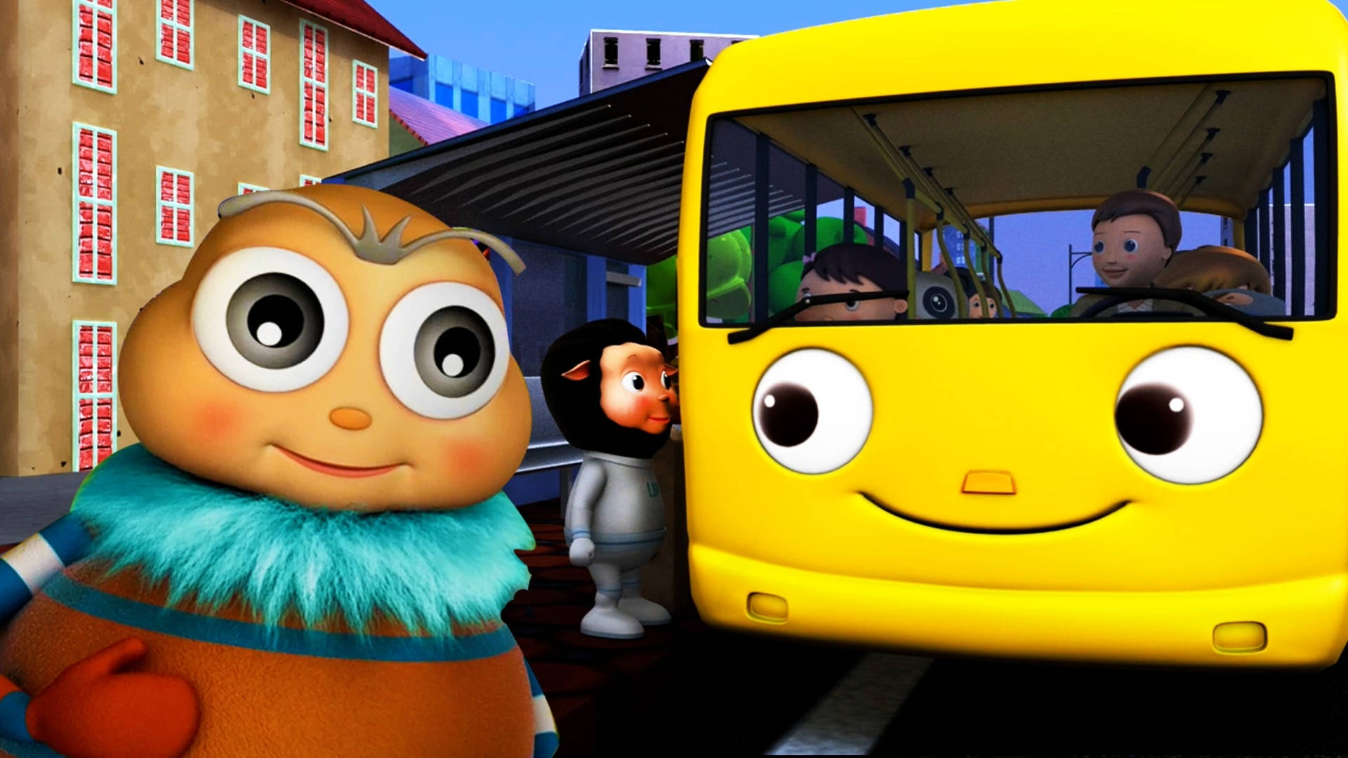 Epic Little Baby Bum Bus Ride Background Image
