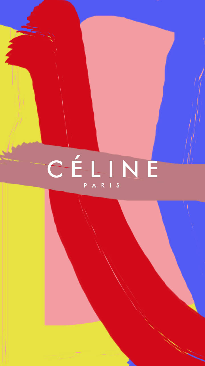 Exclusive Abstract And Colorful Celine Screen Background