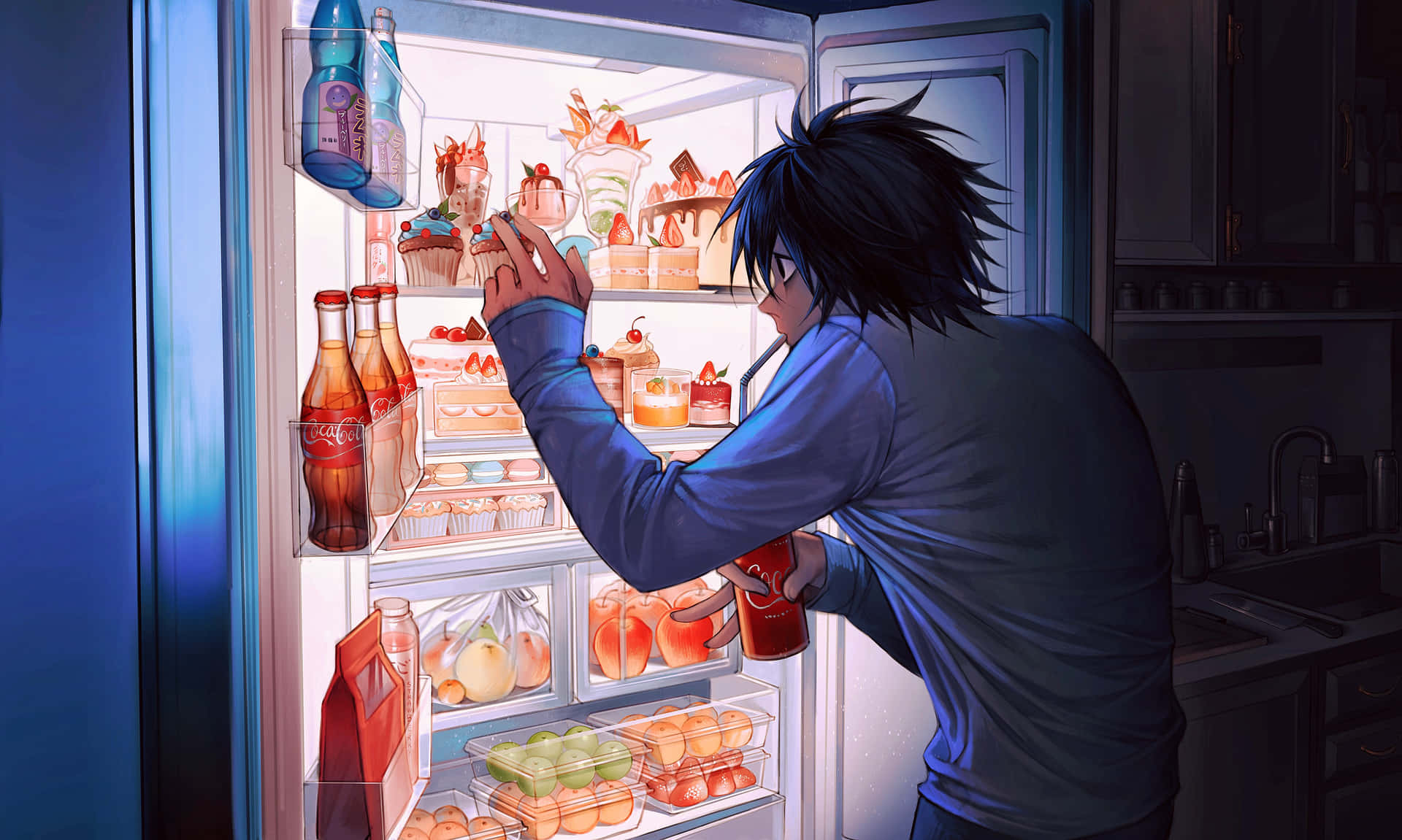 High-Quality Anime Screen Background