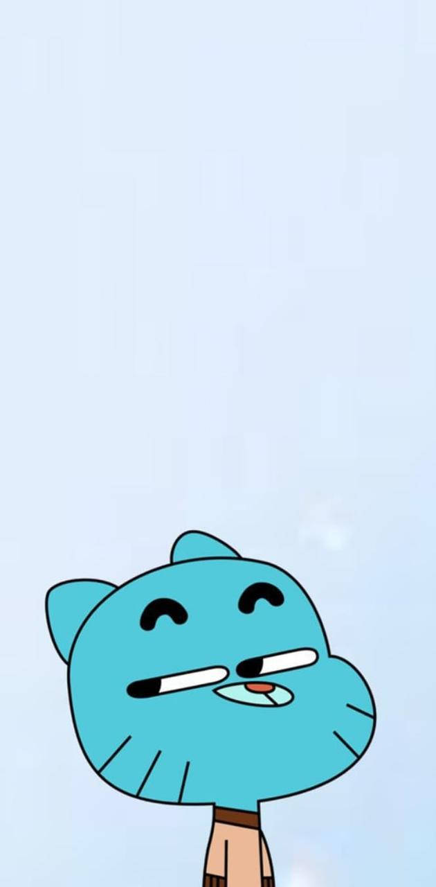 Modern Gumball Minimalist Smirking Aesthetic Background Image