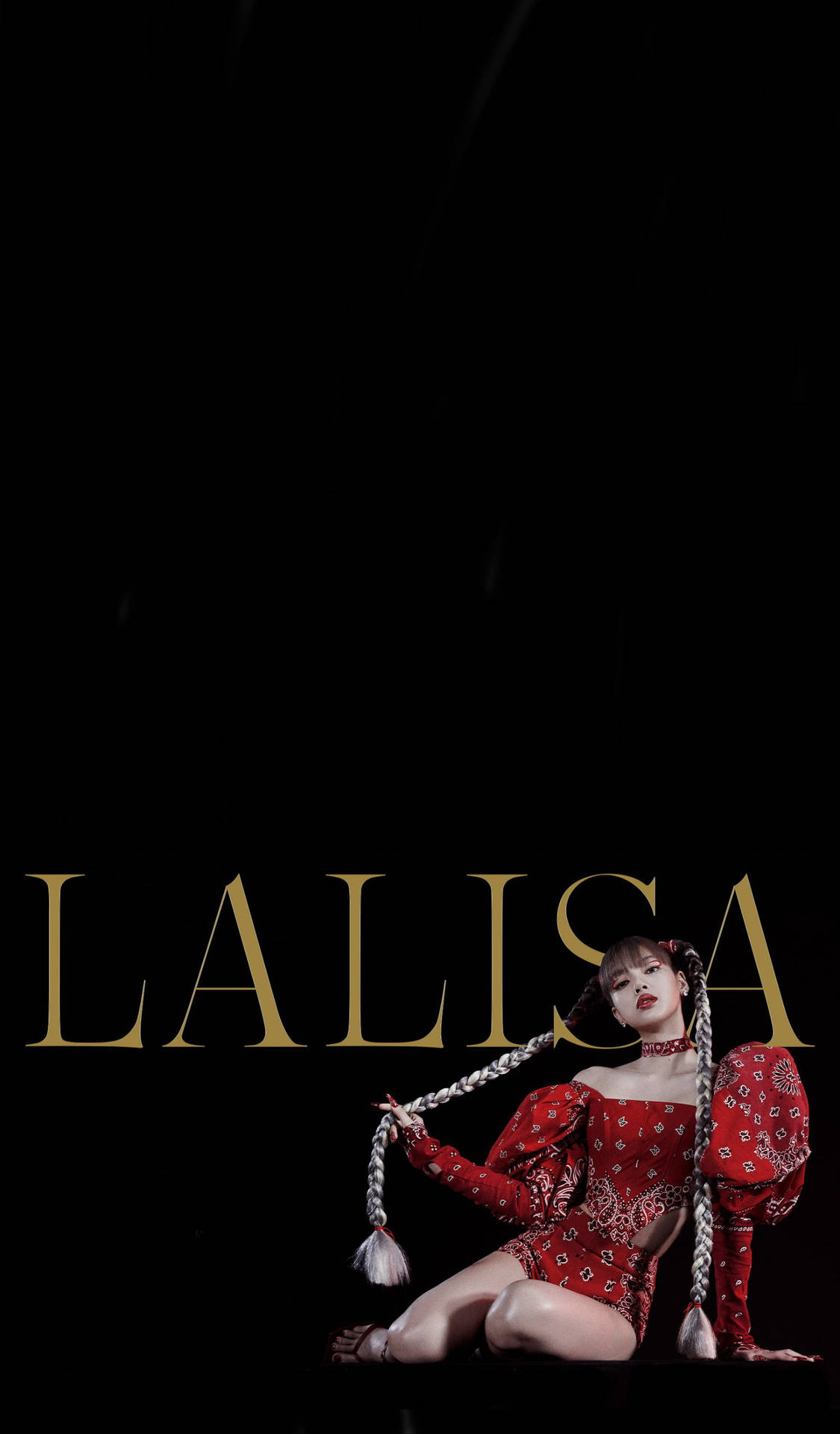 Perfect Lisa Blackpink  Music Video Lalisa Poster Background Image