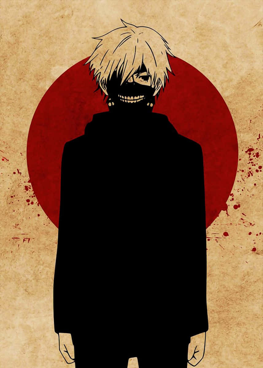 Premium Tokyo Ghoul PFP Kaneki Japan Vintage Background Image