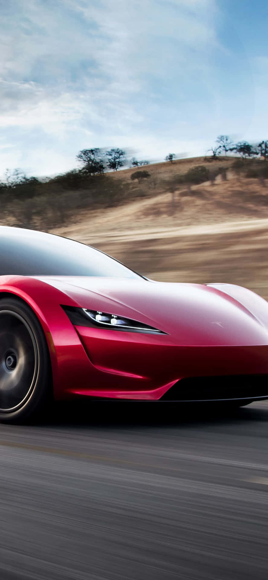 Professional Tesla Roadster 3D iPhone Wall Art