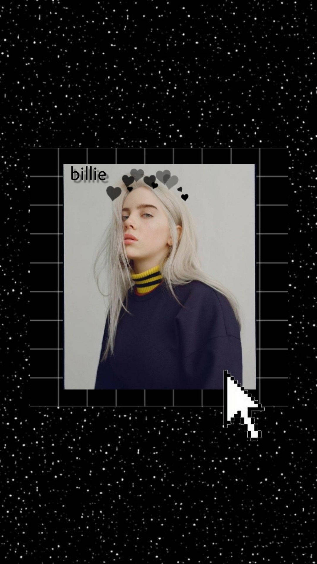Spectacular Aesthetic Billie Eilish Starry Sky Screen Background