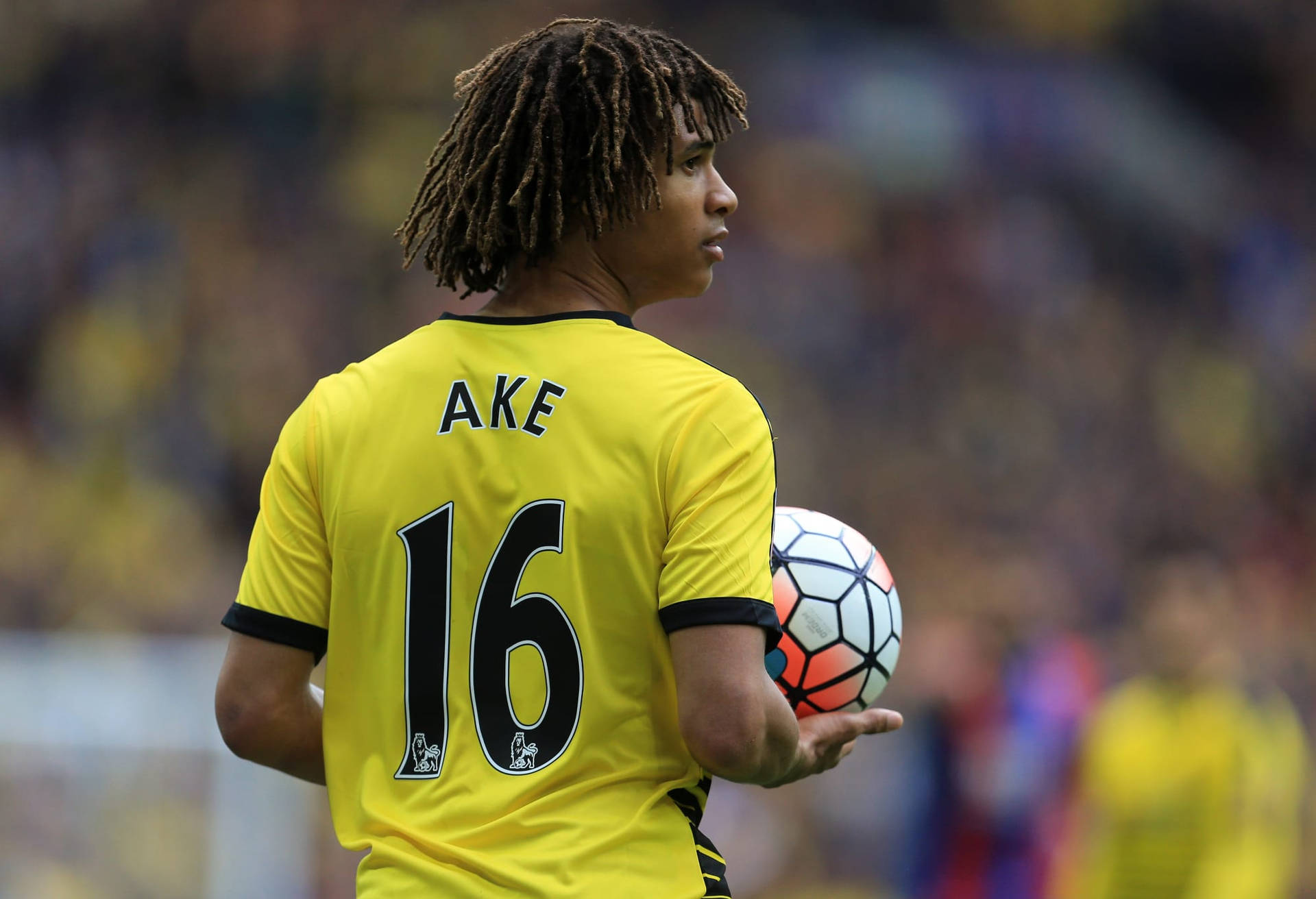 Spectacular Nathan Ake Watford FC Back View Digital Art