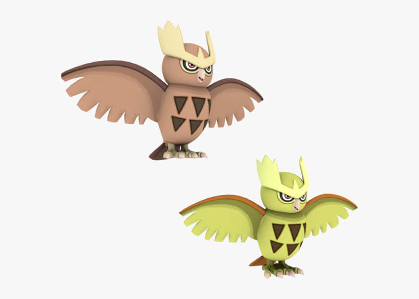 Spectacular Noctowland Shiny Noctowl Pokemon Wallpaper