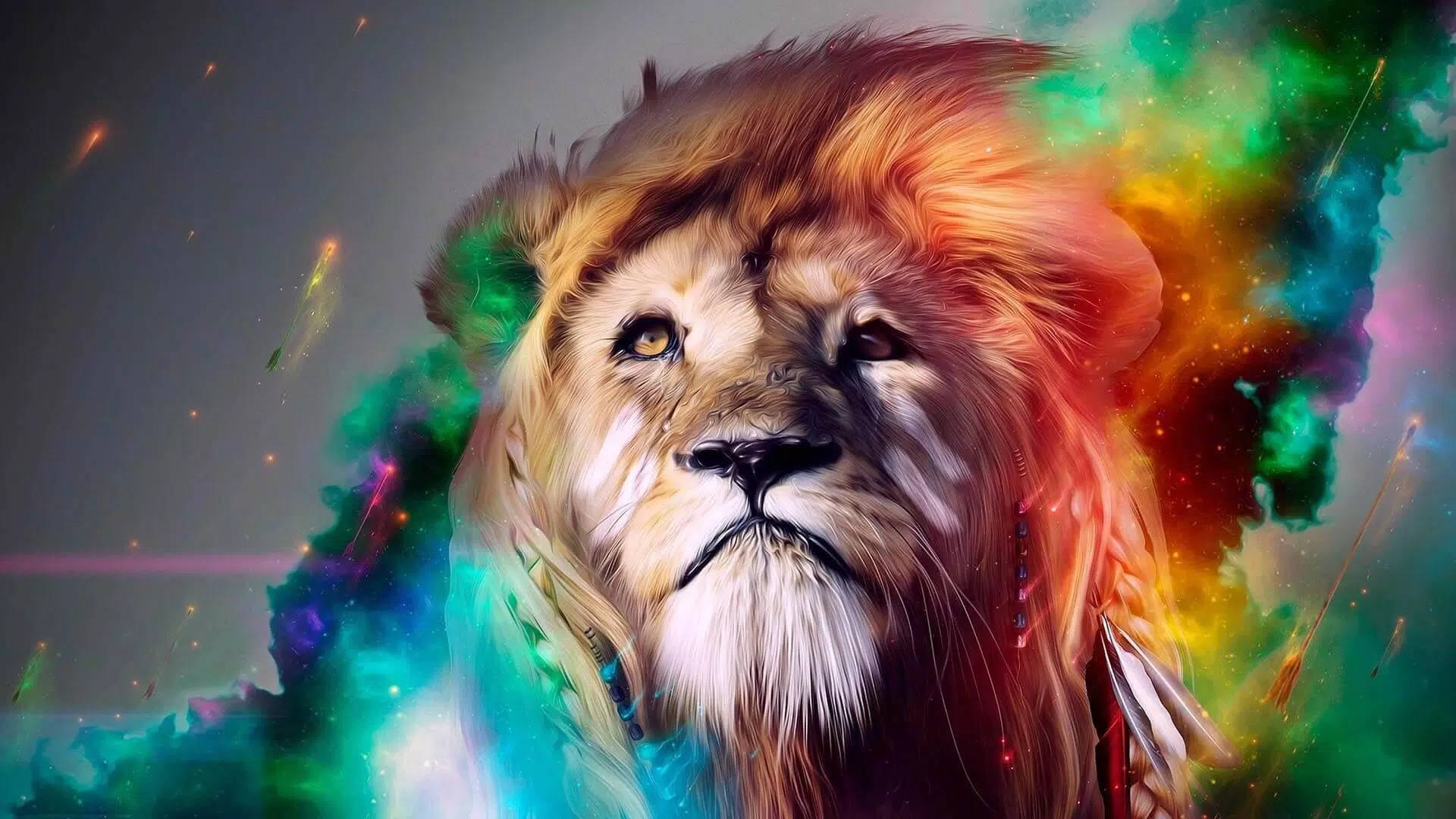 Stunning Lion Desktop Background