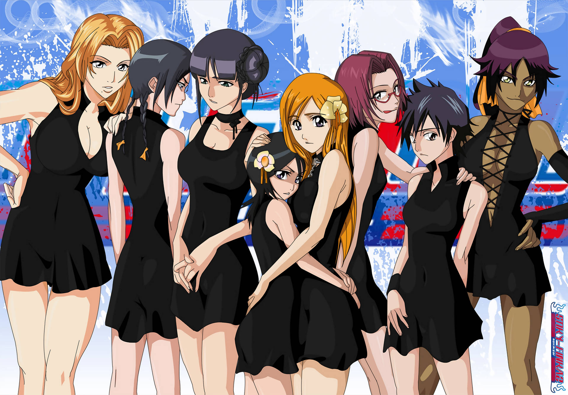 Ultra Girl Characters New Bleach Background Image