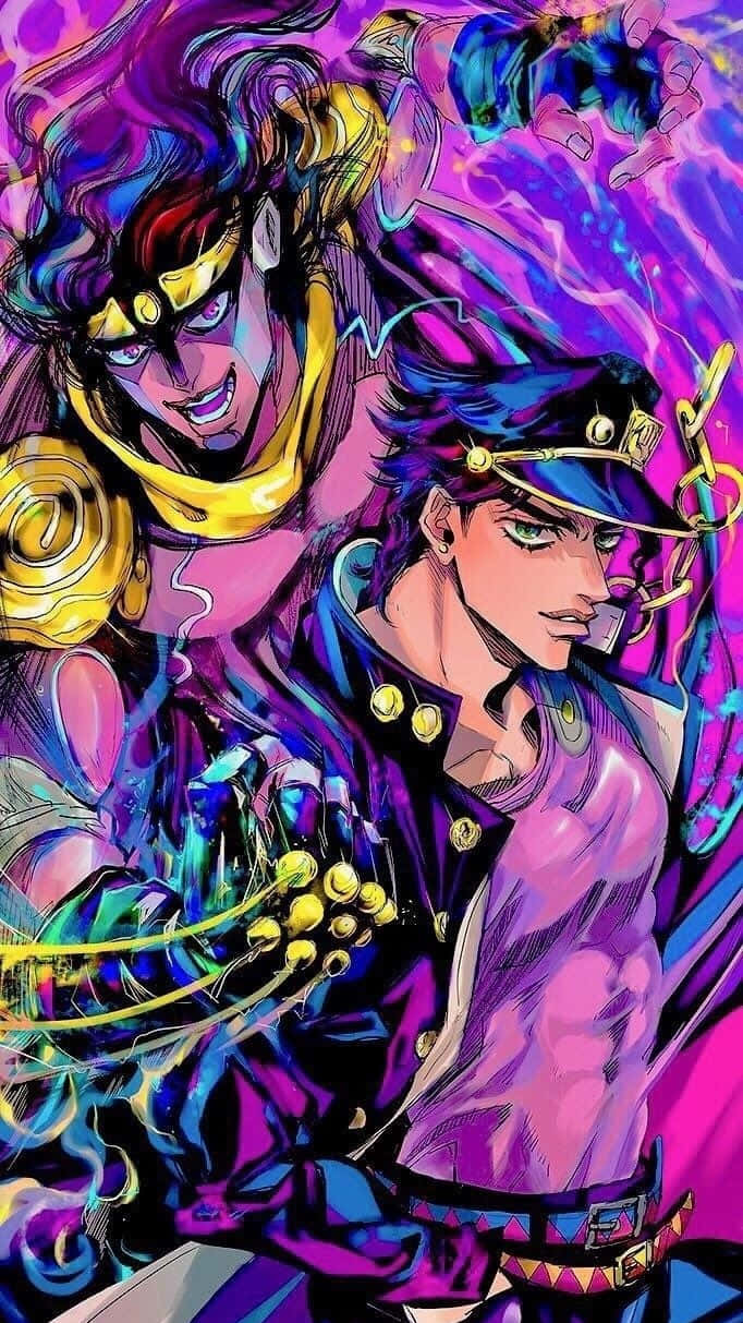 Ultra Jotaro With Star Platinum Jojo Manga Fanart HD Wallpaper