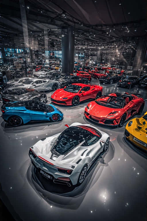 Vibrant Porsche Artwork