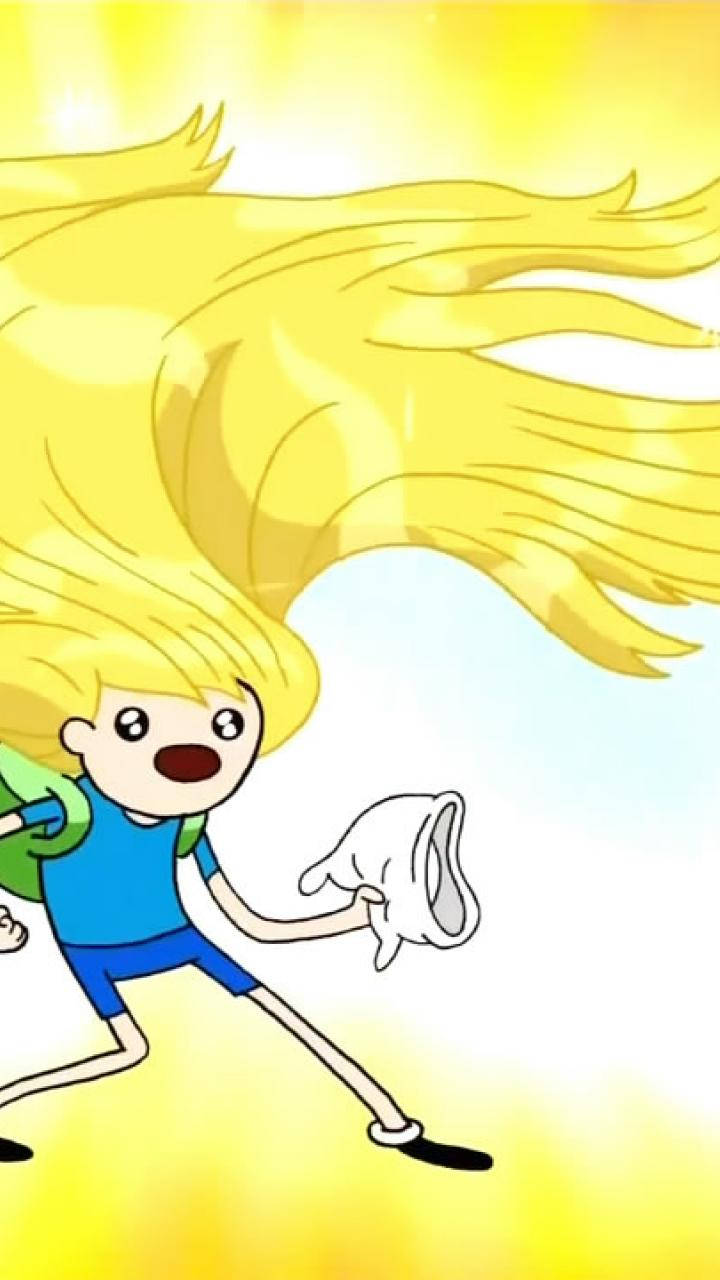 Vibrant &quot;Finn the Human, Unstoppable Adventurer&quot; HD Wallpaper